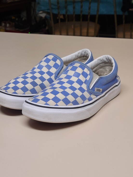 Vans Shoes - Vans Classic slip on checkerboard casual low top skateboard sneakers size 8 1/2